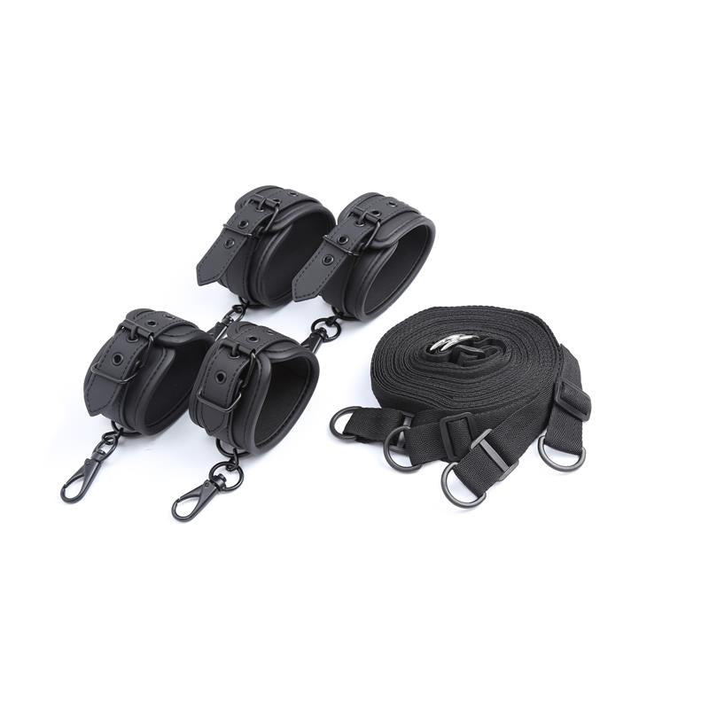 Bed Restraints Set Vegan Leather