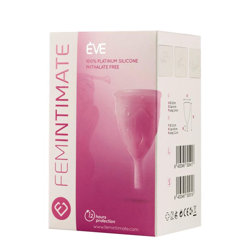 Menstrual Cup eve Pink Size L Platinum Silicone