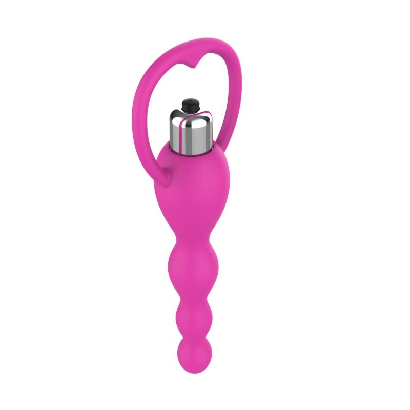 Anal Chain with Vibration Pink