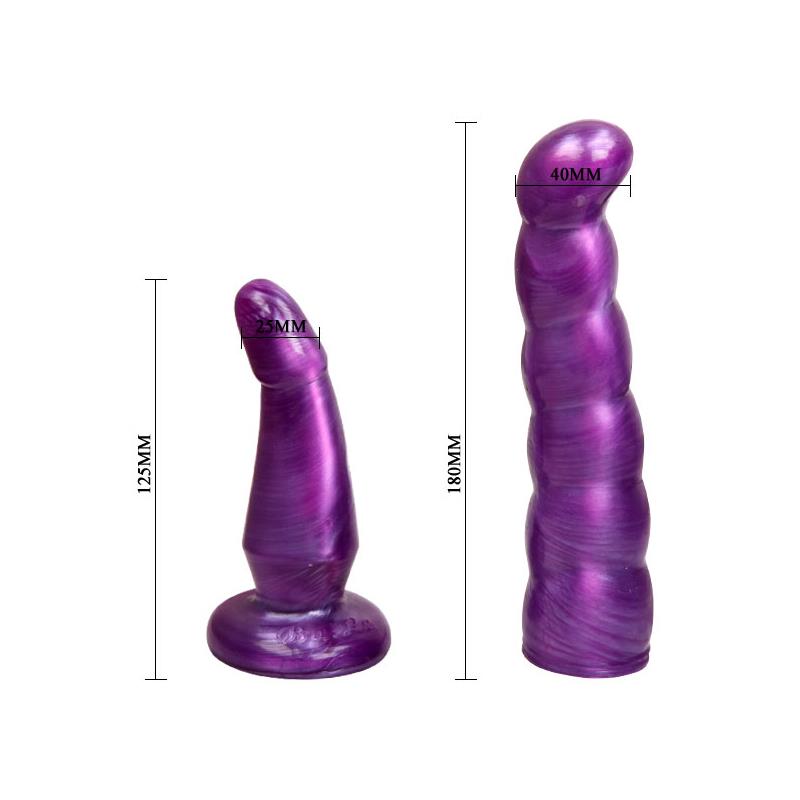 Double Penetration Strap On Purple