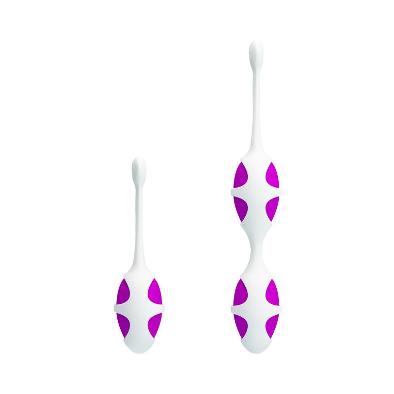 Pretty Love Oval Shaped Kegel Balls Purple