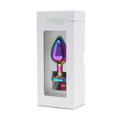 Anal plug and jewel in rainbow colors Plug Rainbow