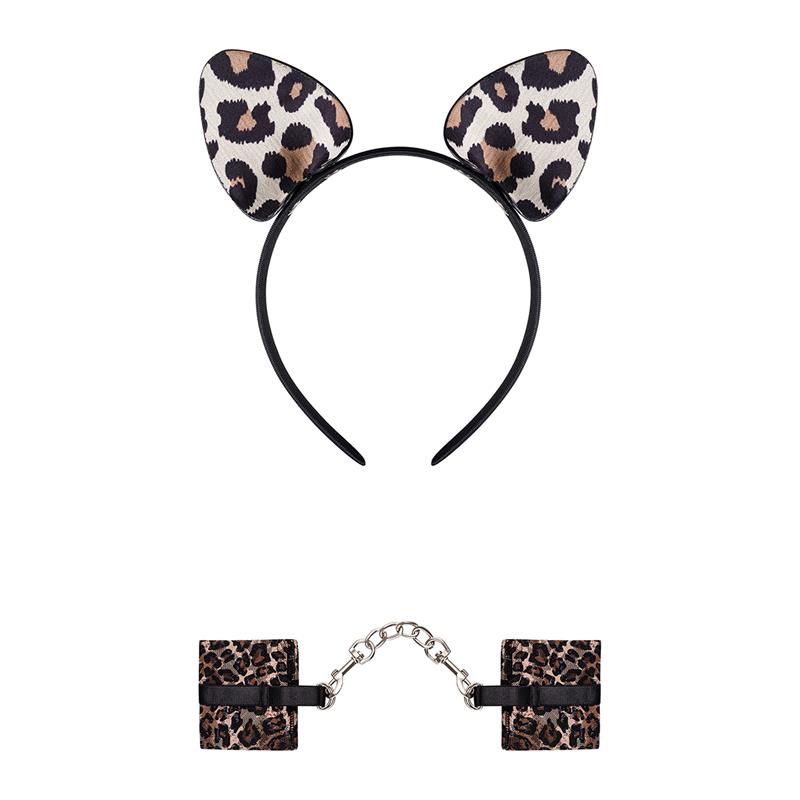 Tigerlla Handcuffs and Headband Set