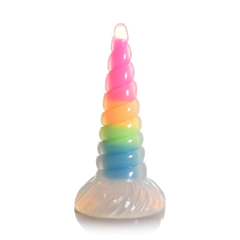 Luminescent Rainbow Dildo Glow in the dark