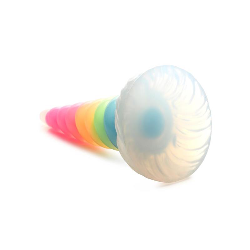 Luminescent Rainbow Dildo Glow in the dark