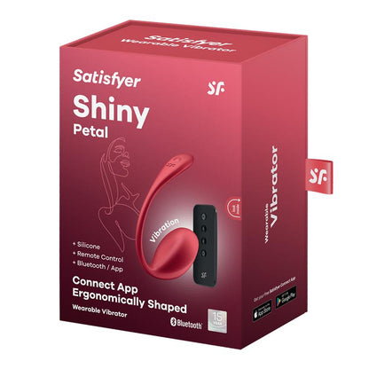 Shiny Petal with Satisfyer Connect APP Red