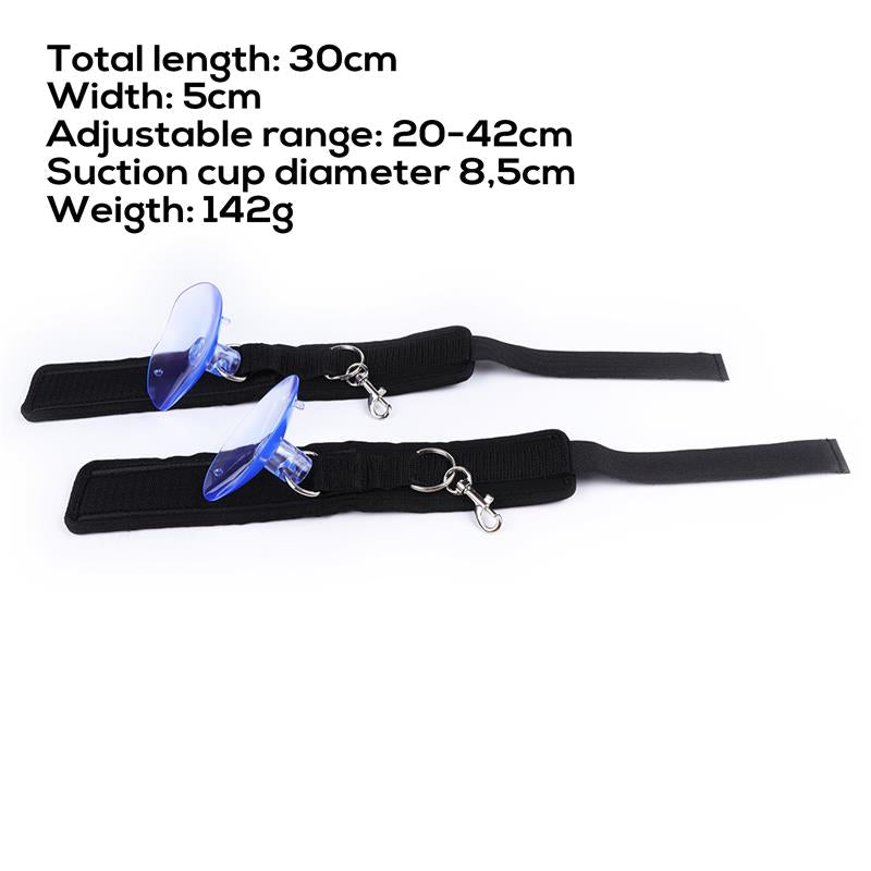 Adjustable Anklecuffs with Suction Cups