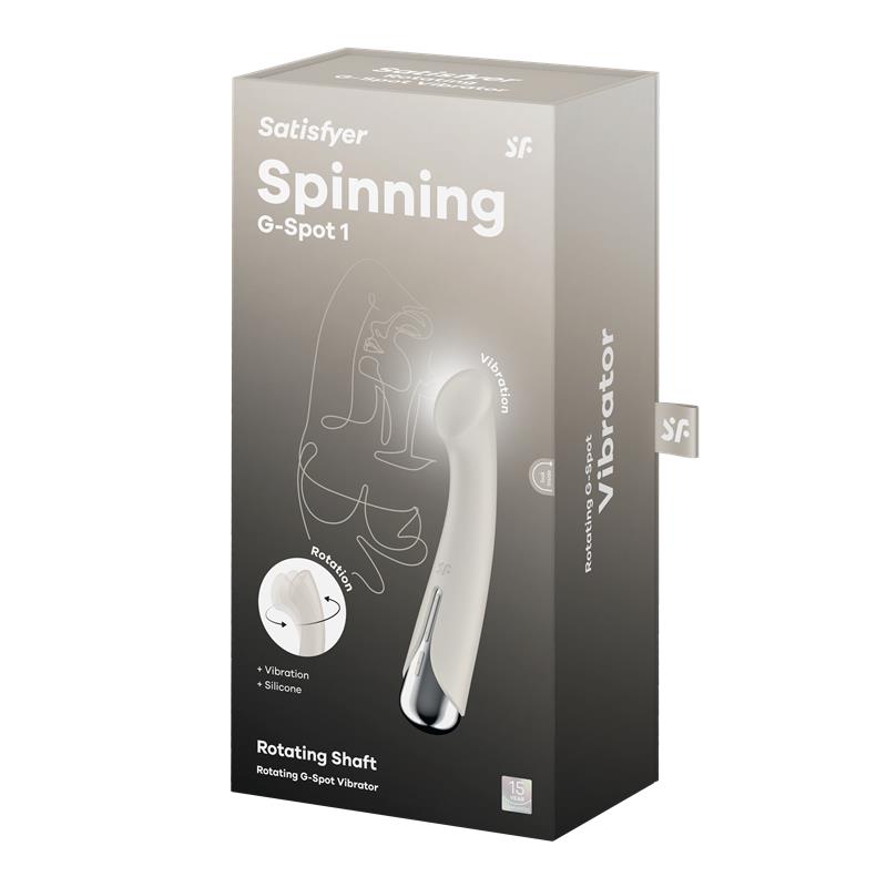 Spinning G Spot 1 Vibe and Rotator Beige