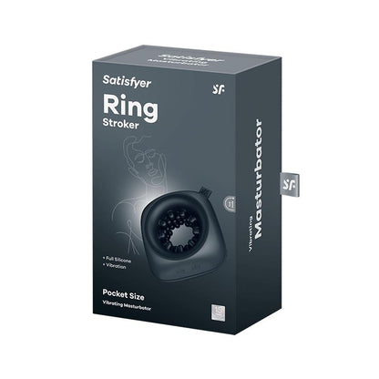 Ring Stroker Pocket Size Masturbator Ring Black