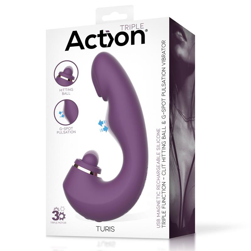 Turis Soft Hitting Ball with G Spot Pulsation and Vibration