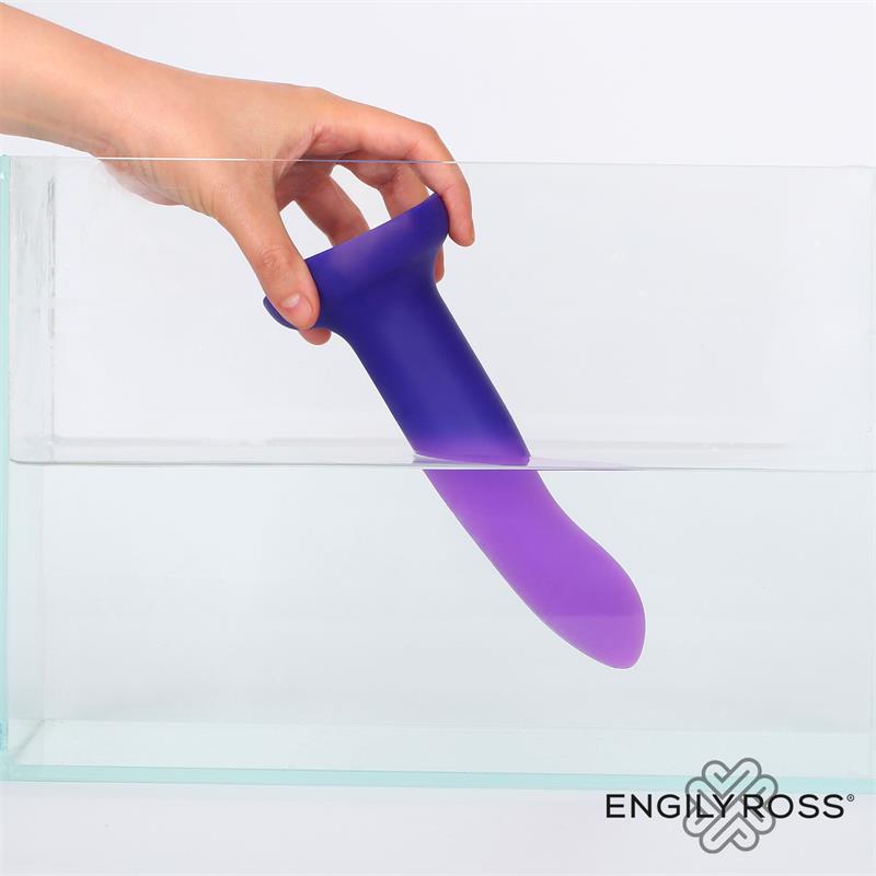 Color Changing Dildo Purple to Pink Size S 14 cm