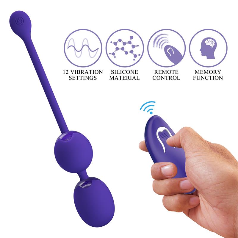 Willie Youth Vibrating Kegel Balls with Remote