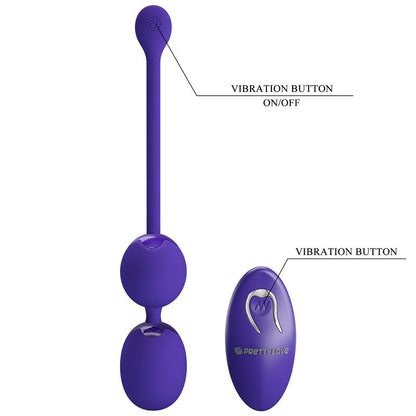 Willie Youth Vibrating Kegel Balls with Remote