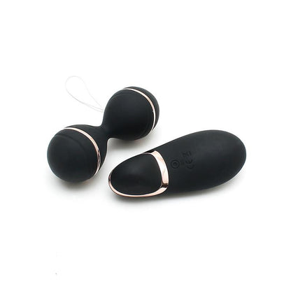 Vibrating Lay on Kegelball set Ibiza Black