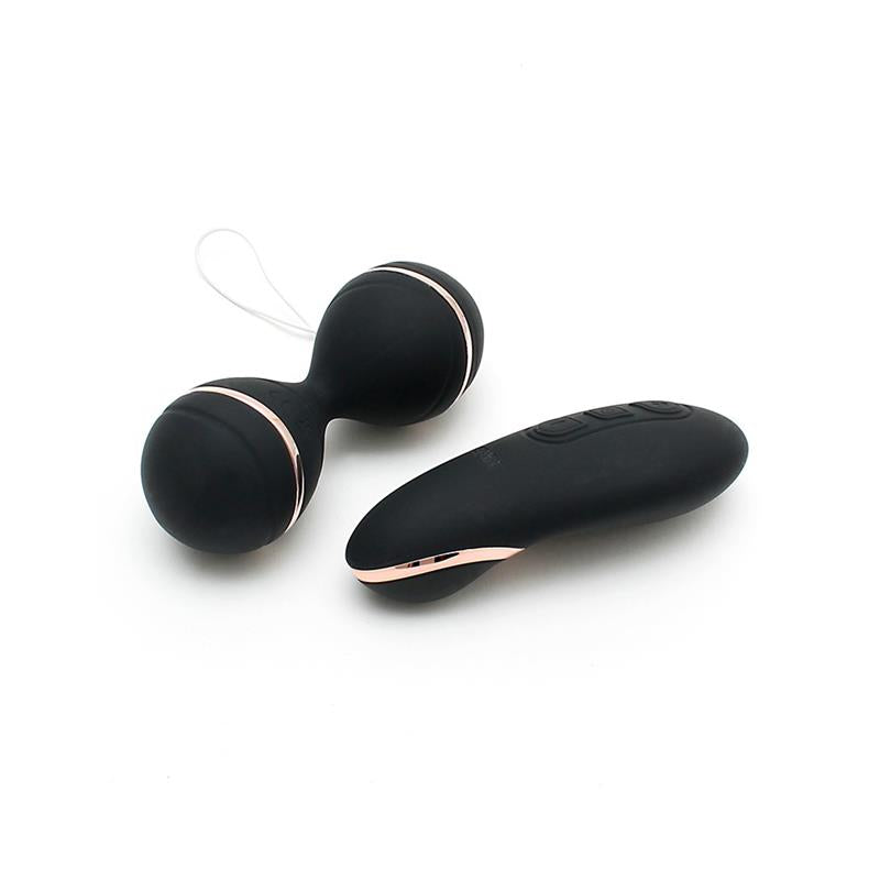 Vibrating Lay on Kegelball set Ibiza Black