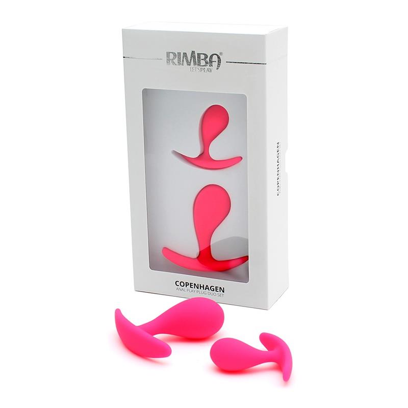 Anal Play Plug Duo set Copenhagen Pink