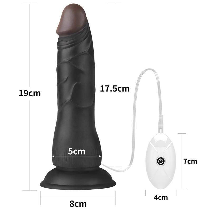 Adjustable Strap on with Dildo 10 Vibrations 75