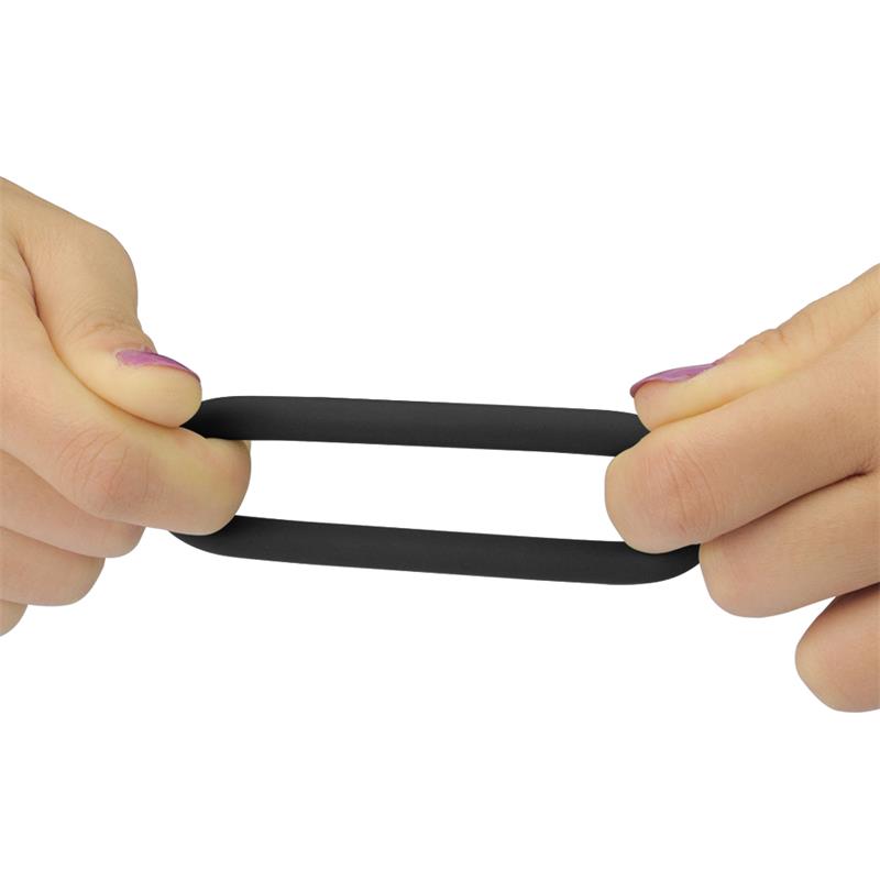 Pack of 3 Penis Ring Power Plus Black