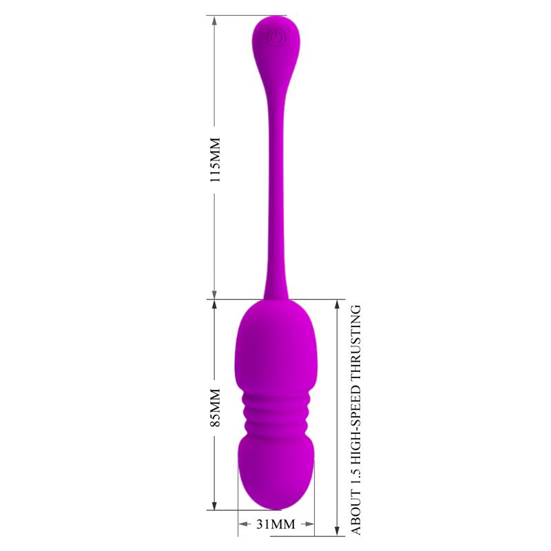 Callieri Vibrating Egg with Thrusting and Remote Control