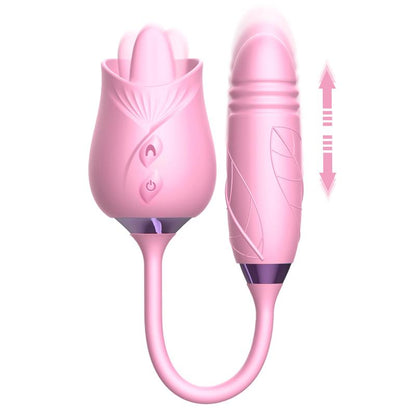 Martinella Double Tongue Cliris Stimulator and Thrusting Egg