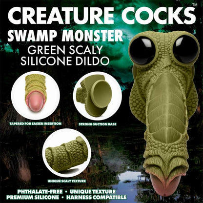 Scaled Swamp Monster Dildo 94