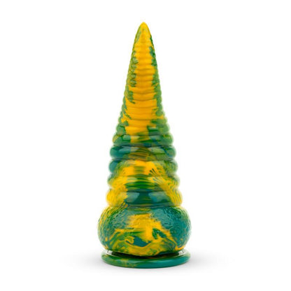 Tentacle Delight Green and Yellow Dildo 224 cm 88