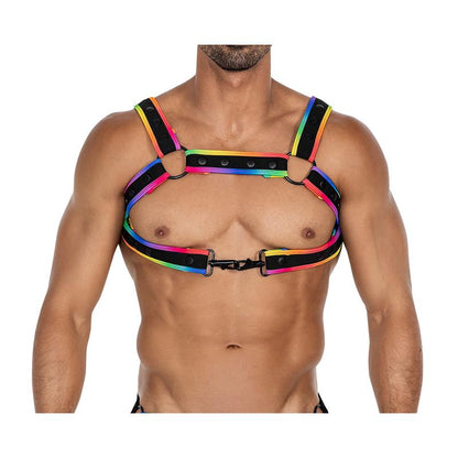 H4RNESS05 Chest Harness Neon MultiColor One size