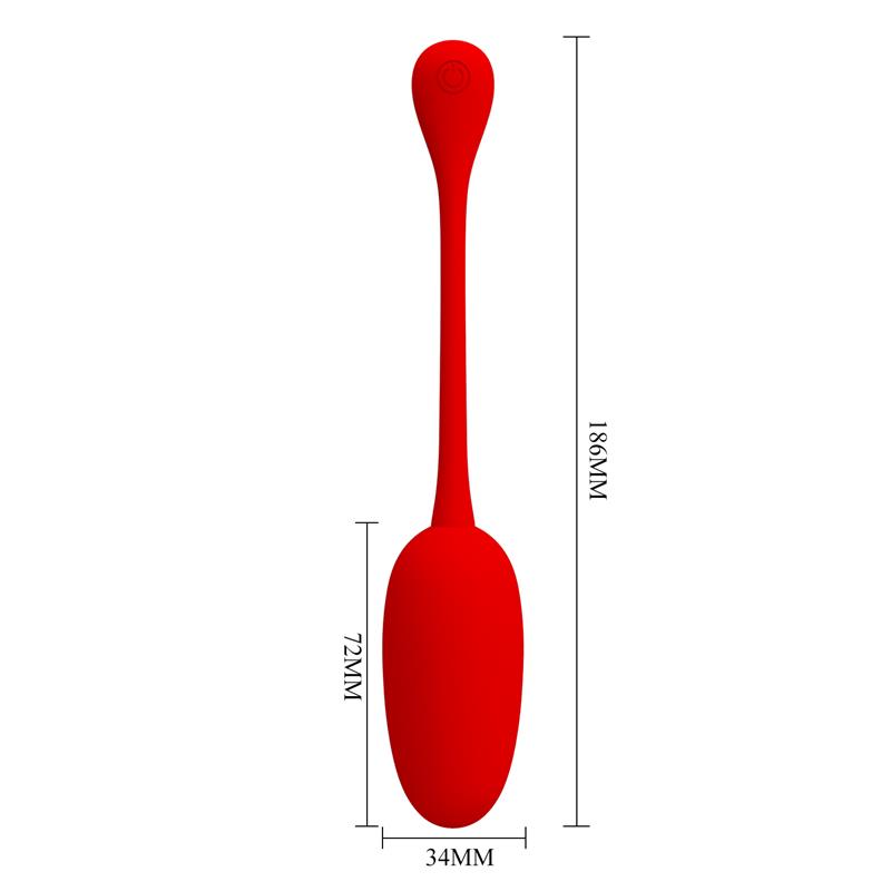 Knucker Vibrating Egg Red