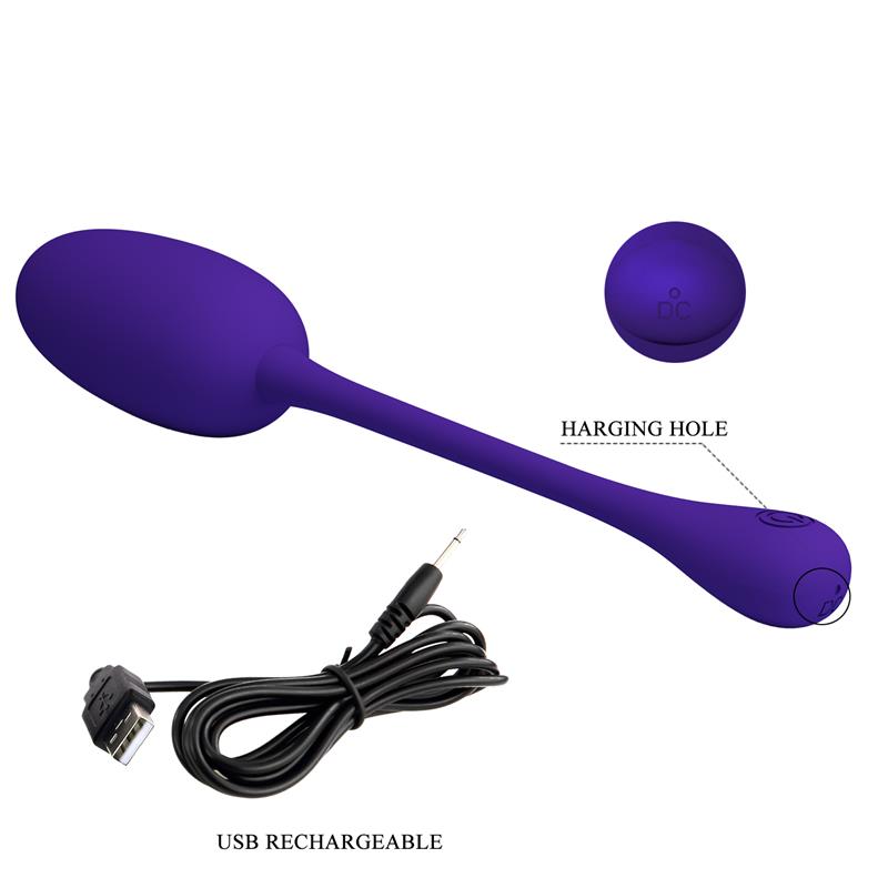 Knucker Vibrating Egg Purple