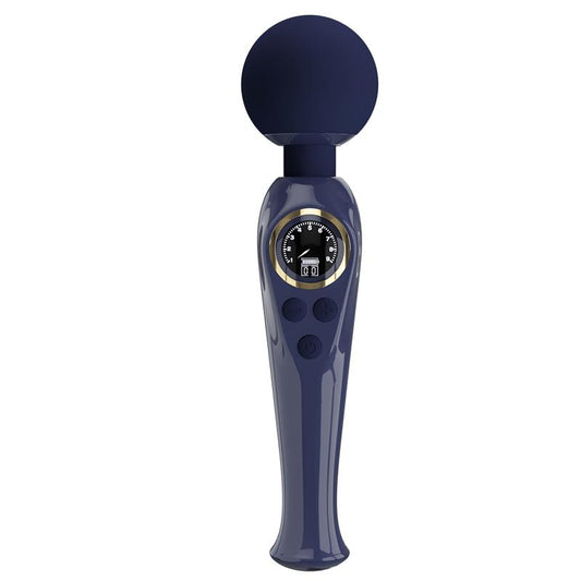 Skyler Massager Wand with Digital Screen Blue