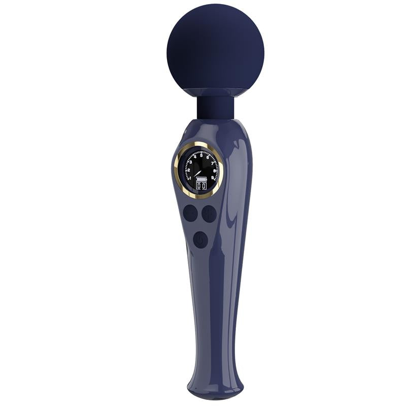 Skyler Massager Wand with Digital Screen Blue