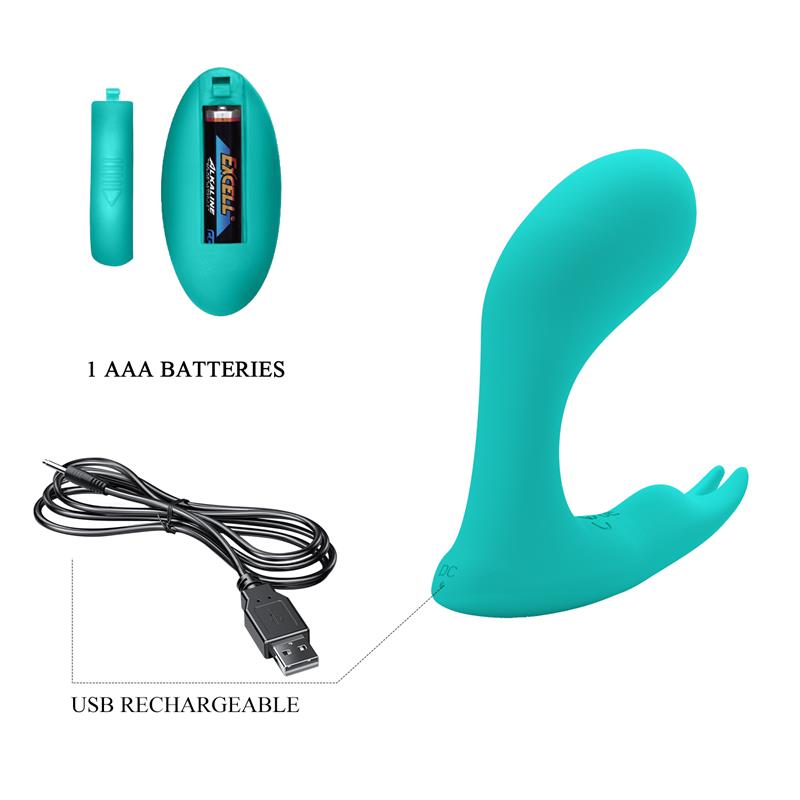 Idabelle Stimulator with Vibration and Pulsation Remote Control