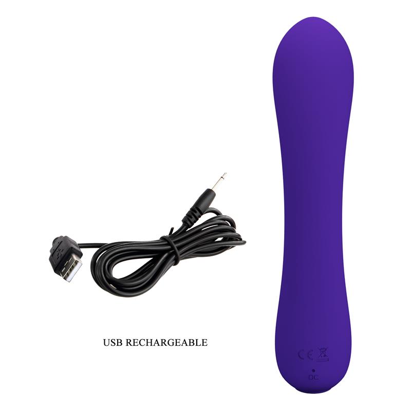 Prescott Vibrator USB Silicone Lilac