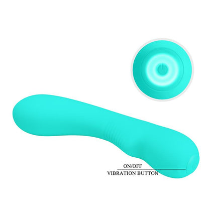 Prescott Vibrator USB Silicone Green