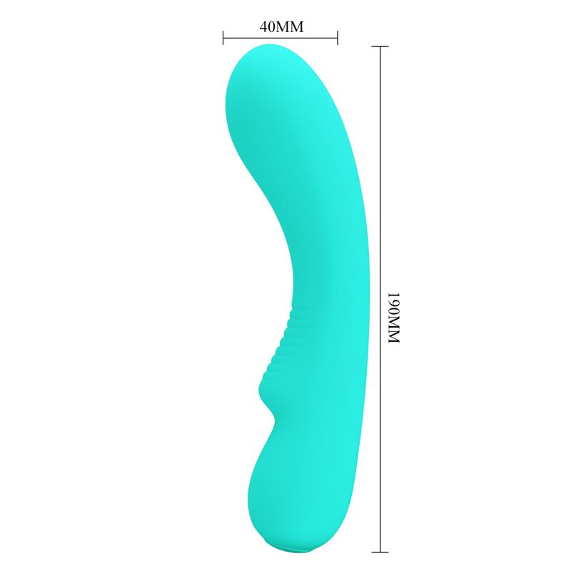 Prescott Vibrator USB Silicone Green