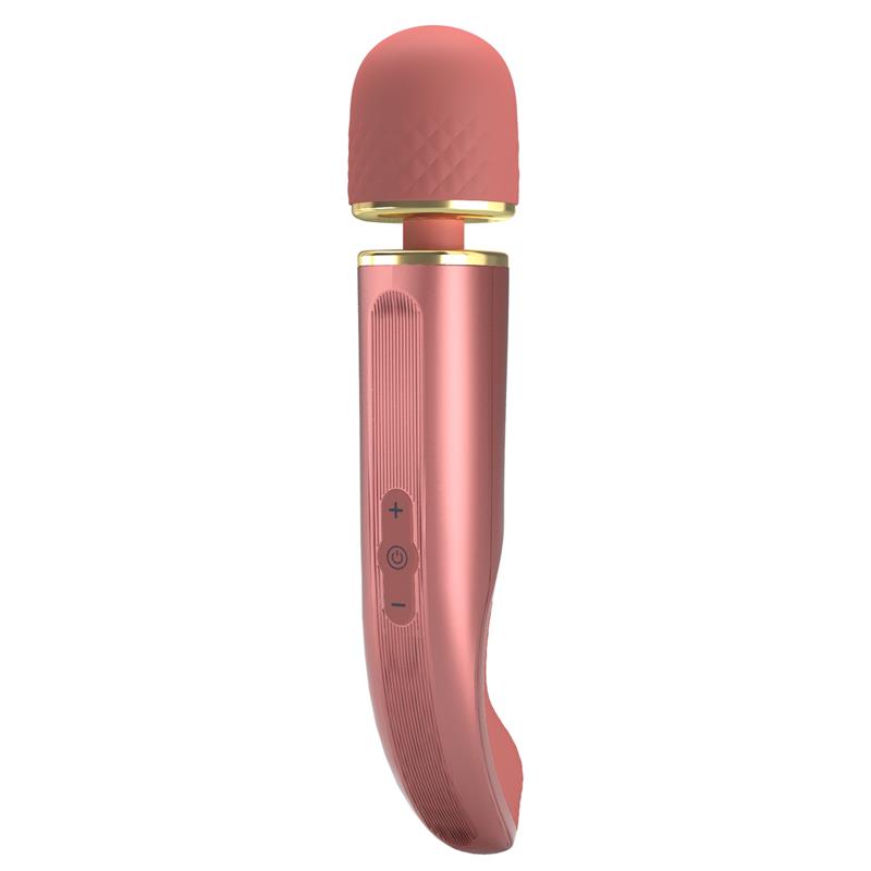 Vibrating Wand USB Silicone Pink