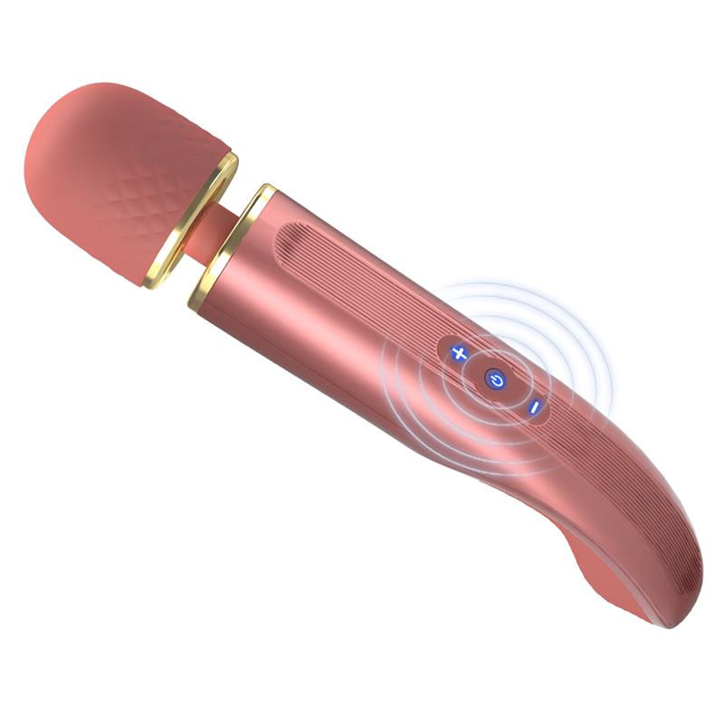 Vibrating Wand USB Silicone Pink