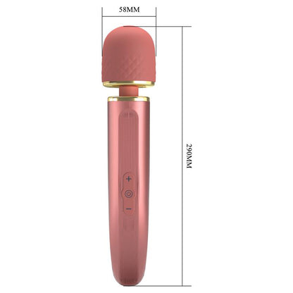 Vibrating Wand USB Silicone Pink