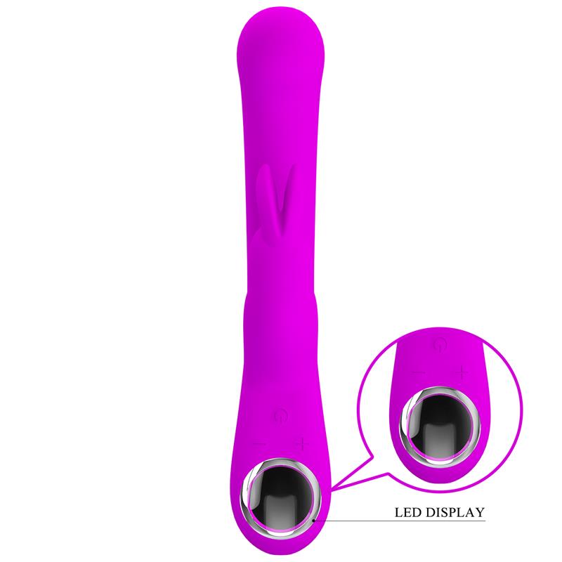 Lamar Vibrator G Spot Rabbit Violet