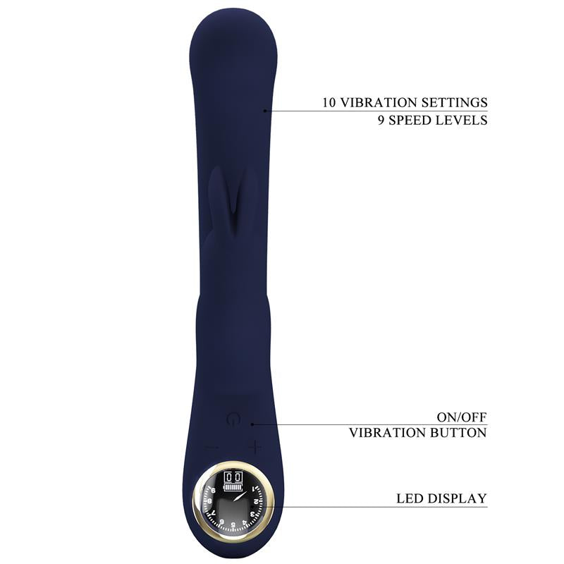 Lamar Vibrator G Spot Rabbit Dark Blue