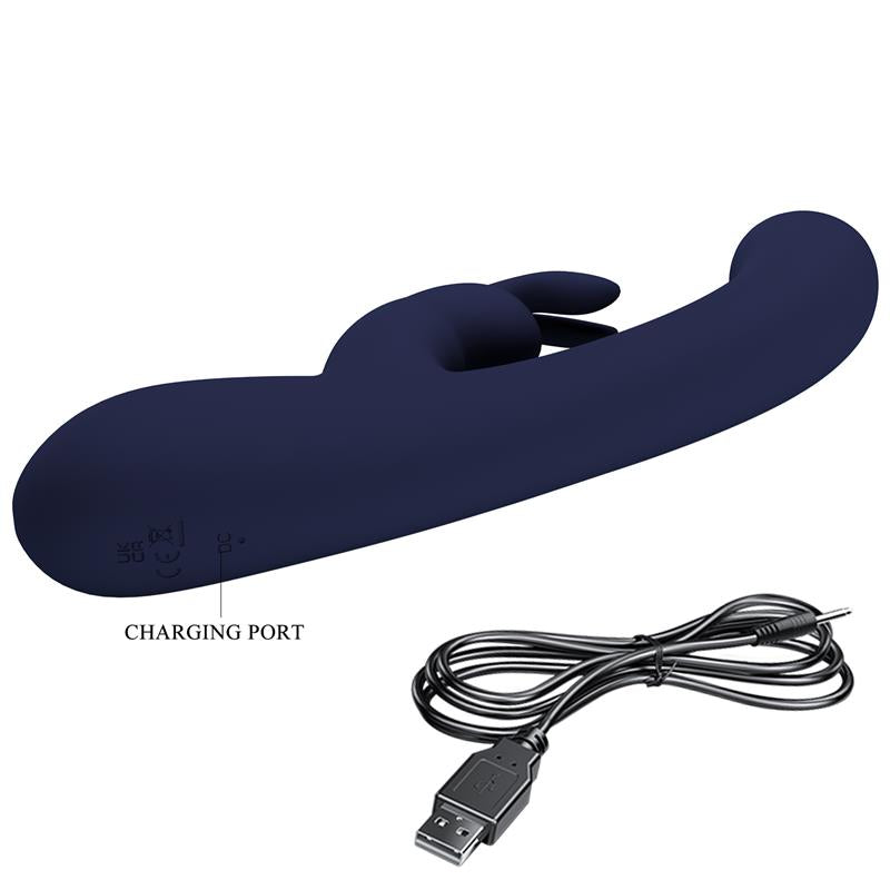 Lamar Vibrator G Spot Rabbit Dark Blue