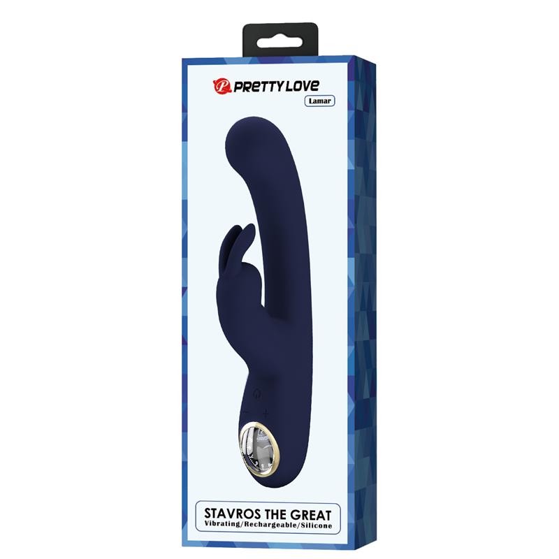 Lamar Vibrator G Spot Rabbit Dark Blue