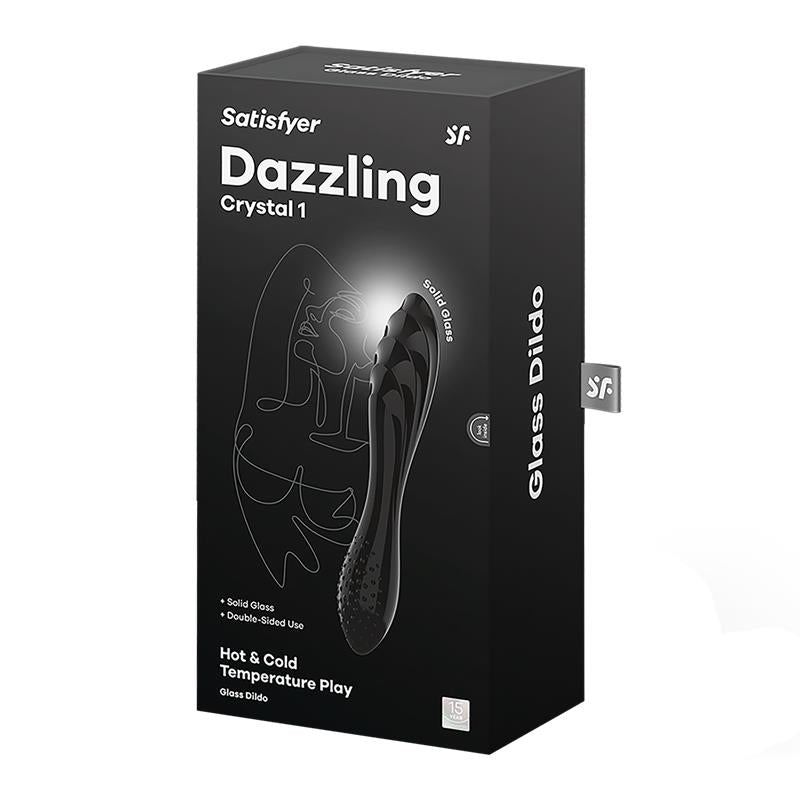 Stimulator Dazzling Crystal 1 Hot and Cold Black