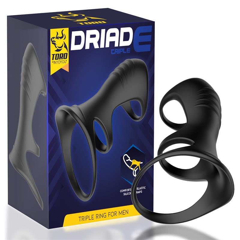 Driade Triple Ring for Men Silicone