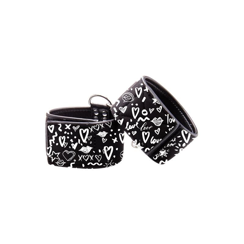 Printed Ankle Cuffs with Velcro