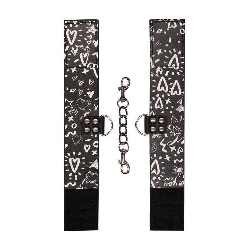 Printed Ankle Cuffs with Velcro