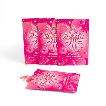 Explosive Candies Oral Sex Popping Candies 1 Sachet Strawberry Flavor