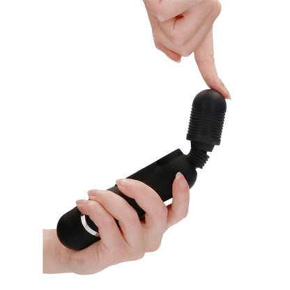 Silicone Massage Wand Black