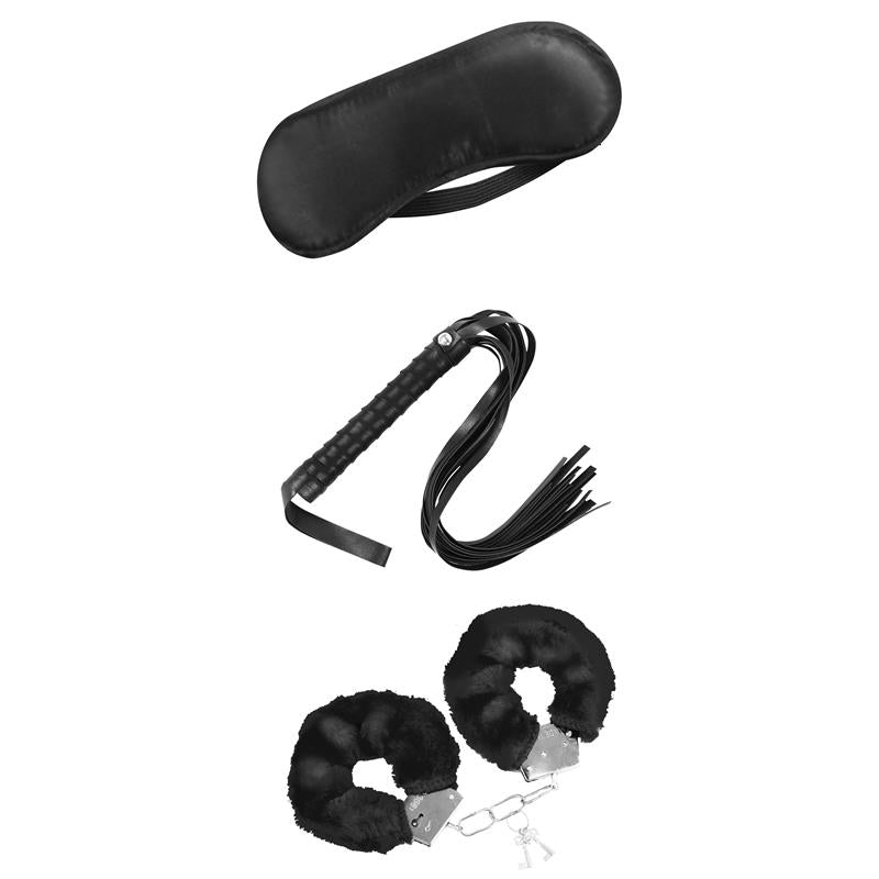 Beginners Bondage Set 3 Pieces Black