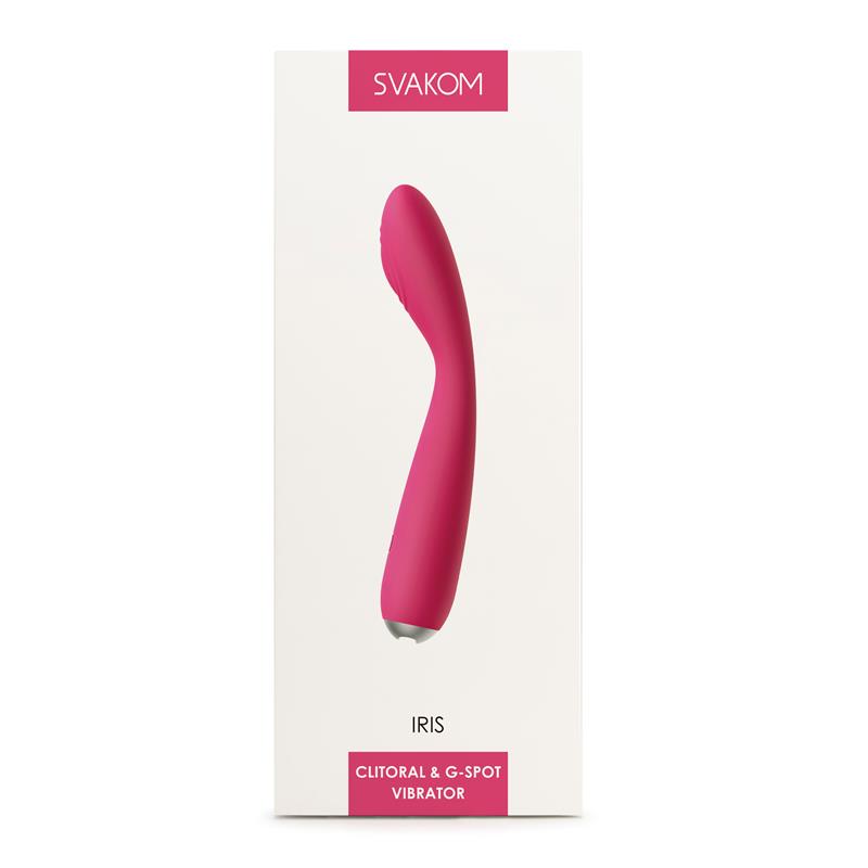 Iris G Spot vibe USB Silicone Plum Red